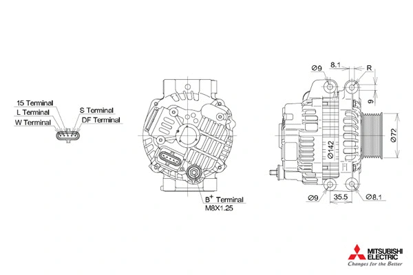 Alternateur KUTNAK AUTOMOTIVE 723417/M