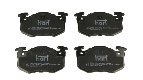 Kit de plaquettes de frein, frein à disque HART 215 895