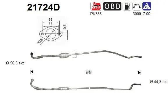 Catalyseur AS 21724D