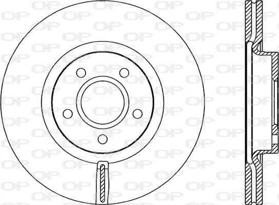 Disque de frein OPEN PARTS BDA2153.20