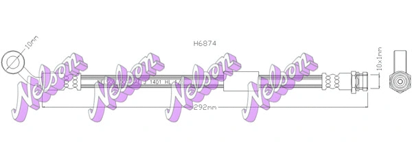 Flexible de frein KAWE H6874