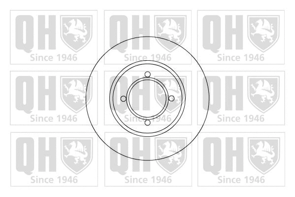 Disque de frein QUINTON HAZELL BDC3380