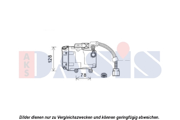 Compresseur, climatisation AKS DASIS 851987N