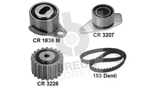 Kit de courroie crantée BREDA LORETT KCD0383