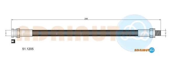 Flexible de frein ADRIAUTO 51.1205
