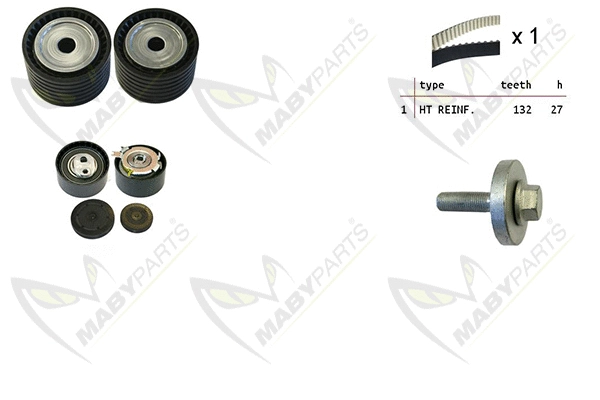 Kit de courroie crantée MABYPARTS OBK010147