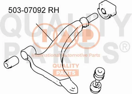 Bras de liaison, suspension de roue IAP QUALITY PARTS 503-07092
