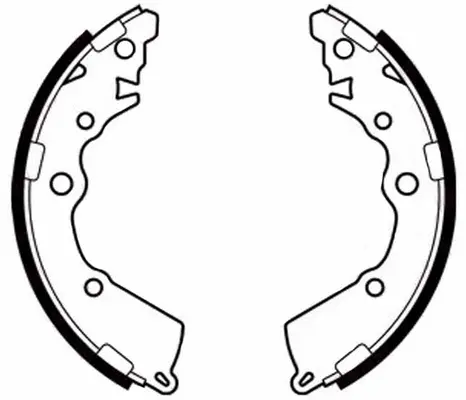 Jeu de mâchoires de frein SB BS11013