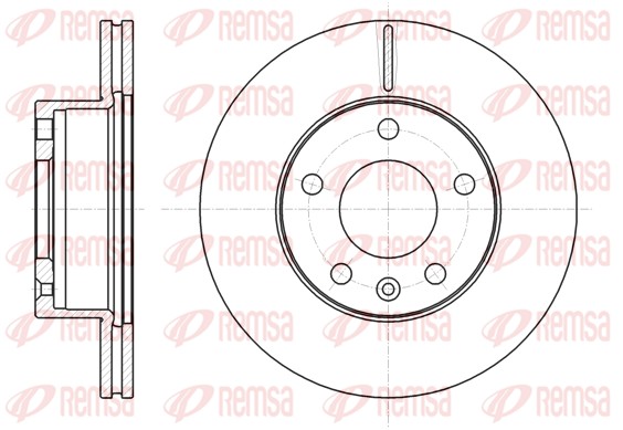 Disque de frein REMSA 61063.10