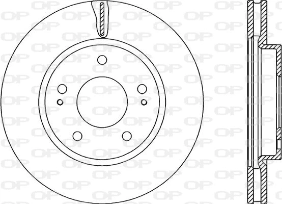 Disque de frein OPEN PARTS BDR2237.20