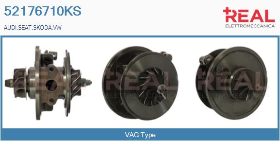 Groupe carter, turbocompresseur REAL 52176710KS