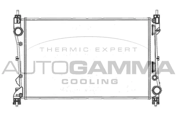 Radiateur, refroidissement du moteur AUTOGAMMA 105604