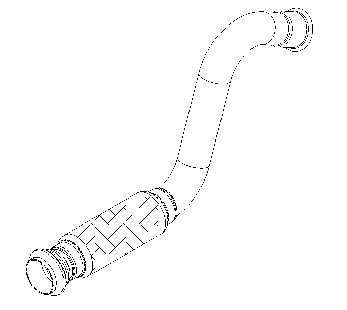 Tuyau d'échappement Vellerand 15661
