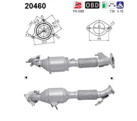 Catalyseur AS 20460