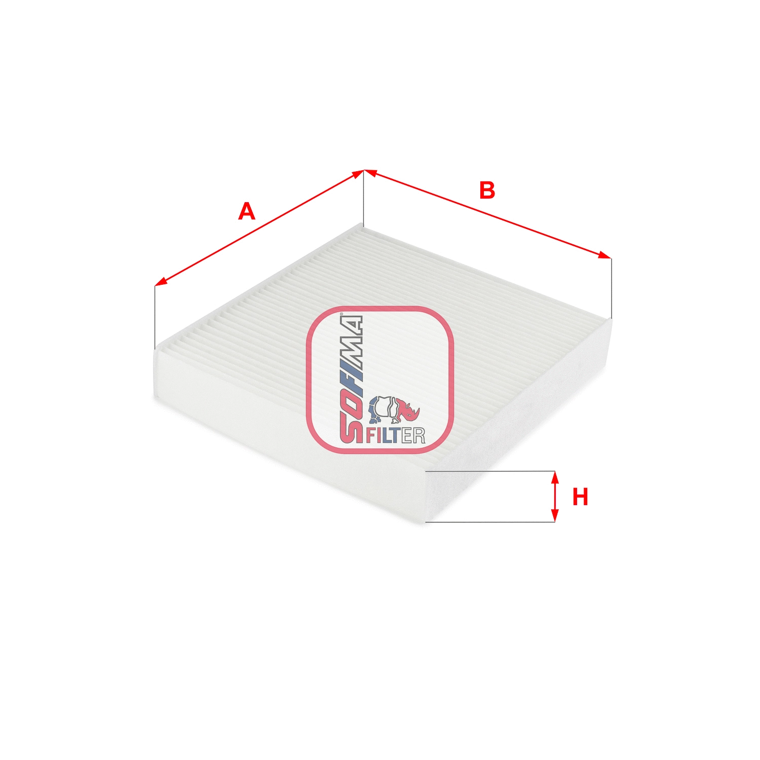 Filtre, air de l'habitacle SOFIMA S 3256 C