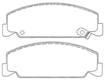Kit de plaquettes de frein, frein à disque AISIN ASN-227