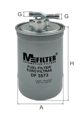 Filtre à carburant MFILTER DF 3573