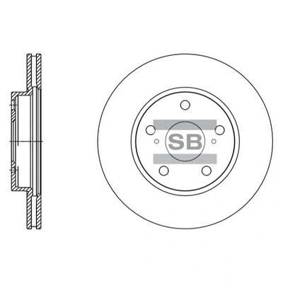 Disque de frein Hi-Q SD4604