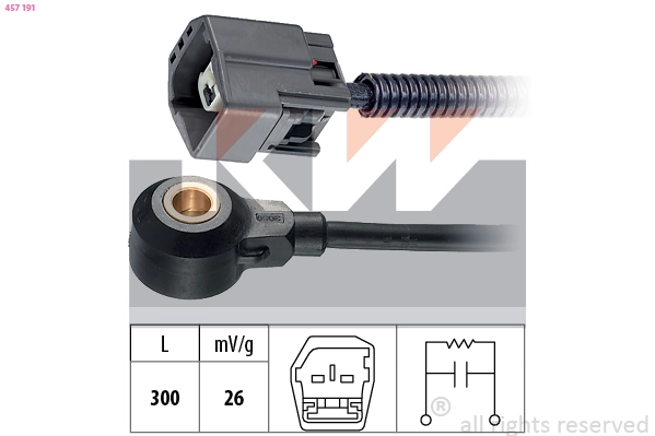 Capteur de cognement KW 457 191