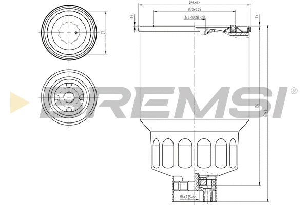Filtre à carburant BREMSI FE0838