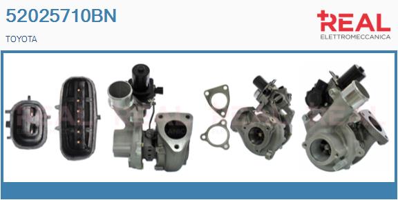 Turbocompresseur, suralimentation REAL 52025710BN