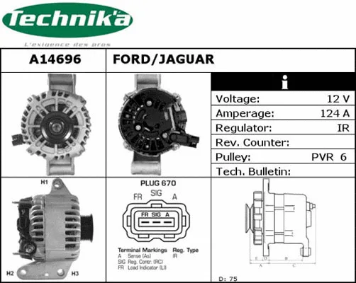 Alternateur Technika A14696
