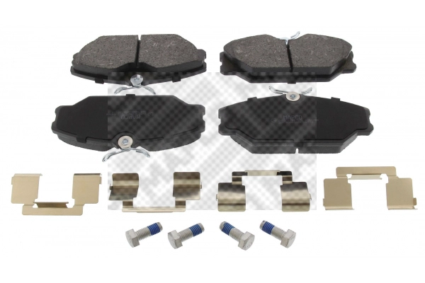 Kit de plaquettes de frein, frein à disque MAPCO 6452