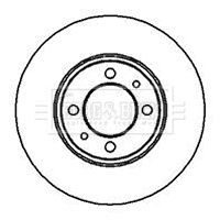 Disque de frein BORG & BECK BBD4806