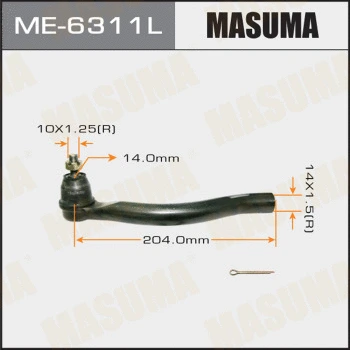 Rotule de barre de connexion MASUMA ME-6311L