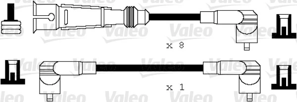 Kit de câbles d'allumage VALEO 346105