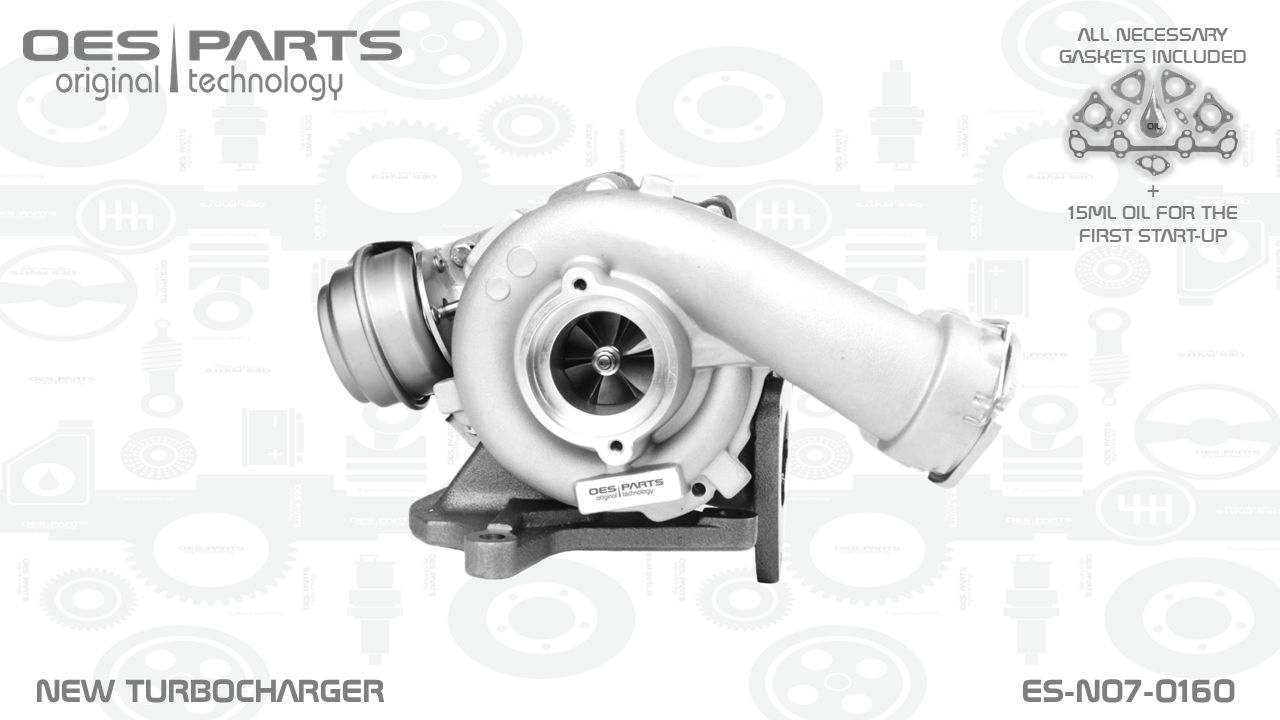 Turbocompresseur, suralimentation OES PARTS ES-N07-0160