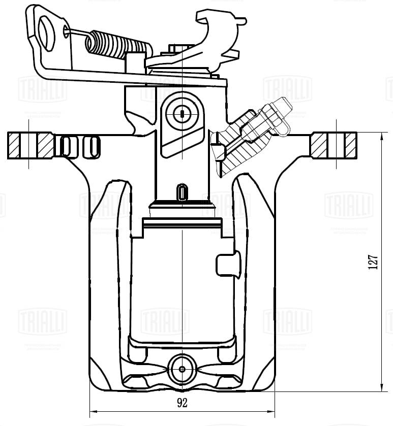 Étrier de frein TRIALLI CF 350137
