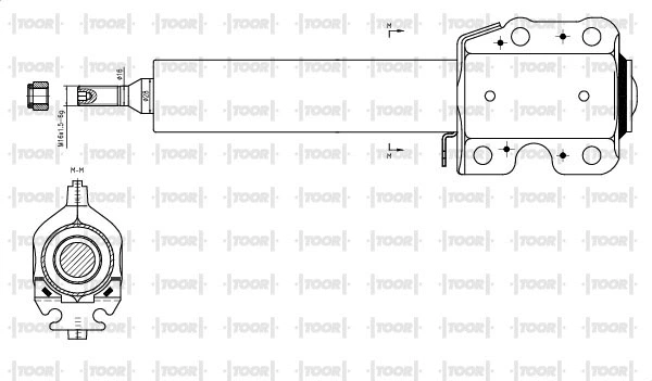 Amortisseur TOOR SG12220