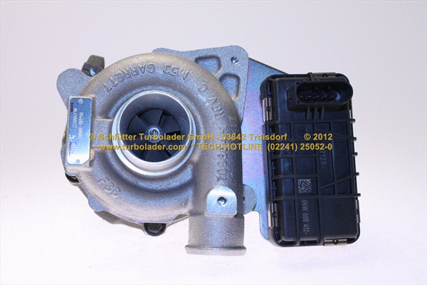 Turbocompresseur, suralimentation SCHLÜTTER TURBOLADER 172-06685