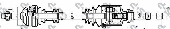 Arbre de transmission MDR GSP-210106