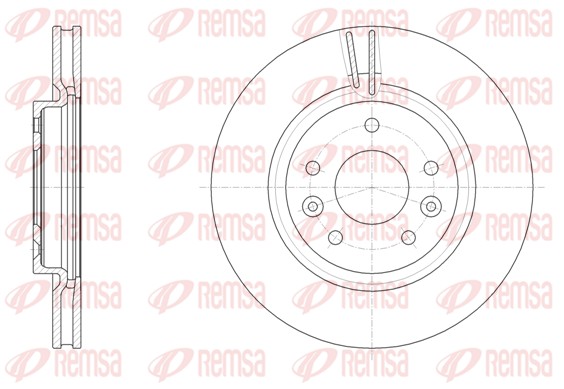 Disque de frein REMSA 61581.10