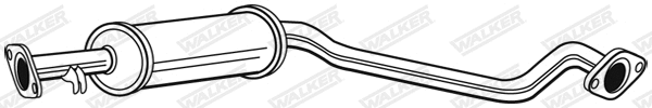 Silencieux central WALKER 21000