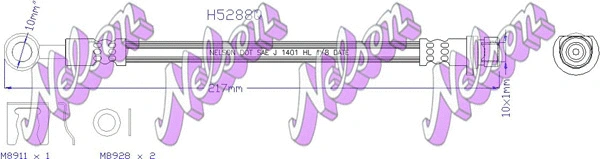 Flexible de frein KAWE H5288Q