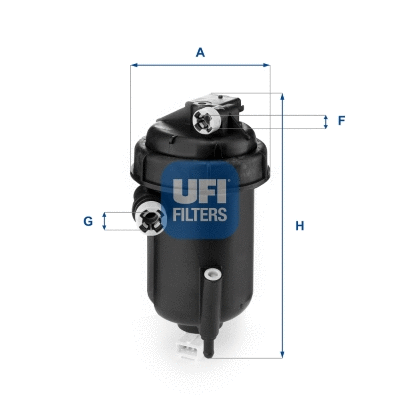 Filtre à carburant UFI 55.143.00