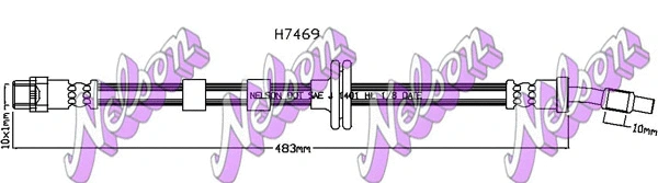 Flexible de frein BROVEX-NELSON H7469