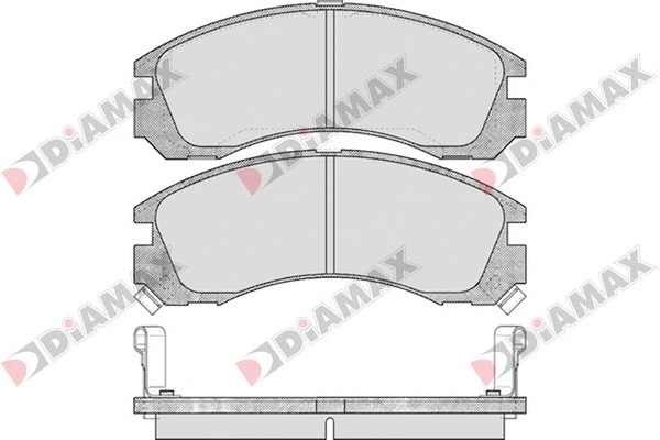 Kit de plaquettes de frein, frein à disque DIAMAX N09170
