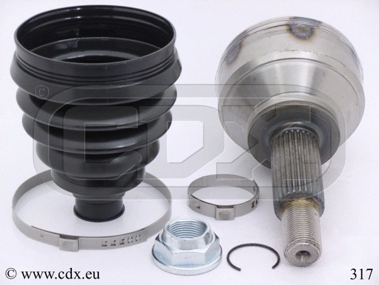Jeu de joints, arbre de transmission CDX 317