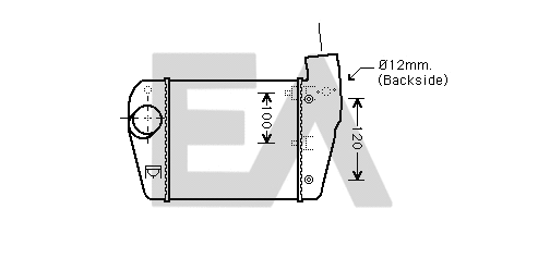 Refroidisseur d'air de suralimentation EACLIMA 36A02048