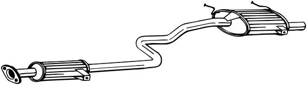 Silencieux arrière BOSAL 287-101