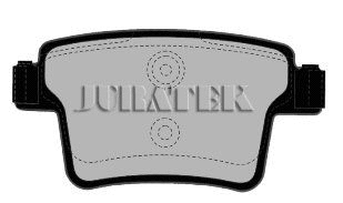 Kit de plaquettes de frein, frein à disque JURATEK JCP1885