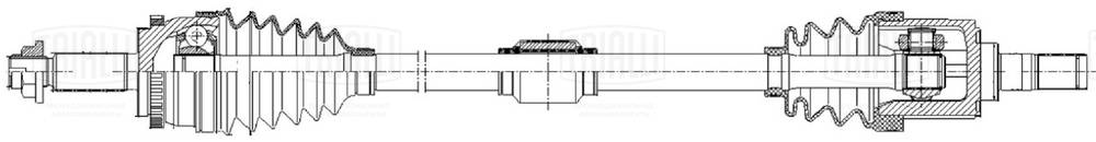 Arbre de transmission TRIALLI AR 0816