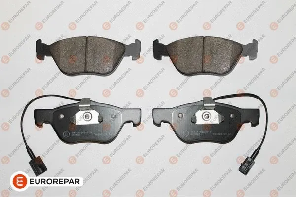 Kit de plaquettes de frein, frein à disque EUROREPAR 1623052780