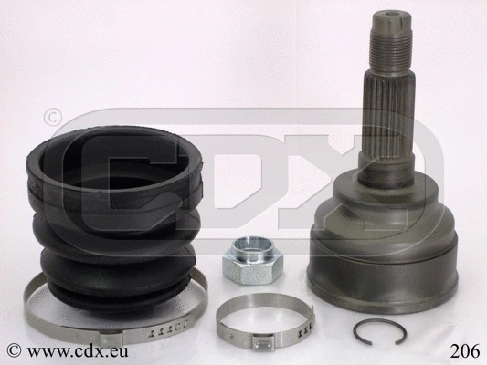 Jeu de joints, arbre de transmission CDX 206