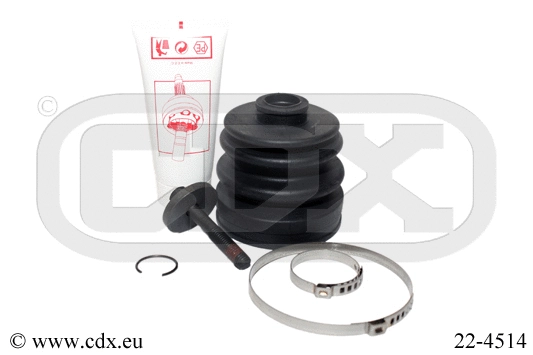 Jeu de joints-soufflets, arbre de commande CDX 22-4514