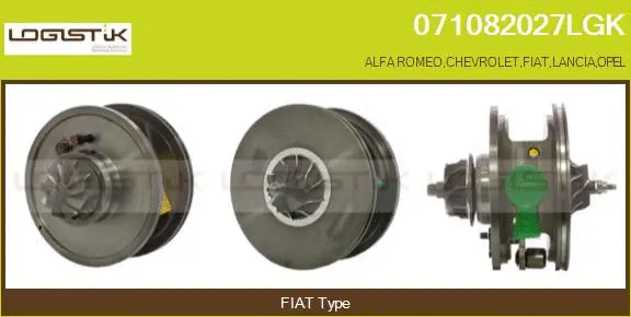 Groupe carter, turbocompresseur LGK 071082027LGK